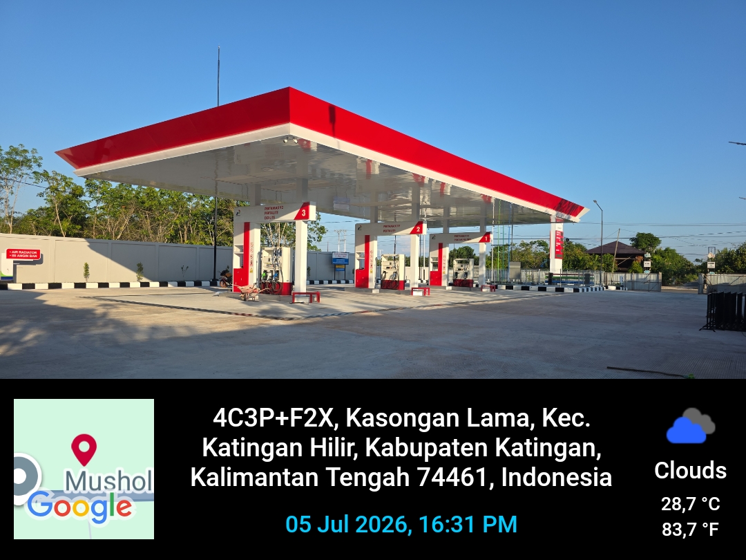 Dokumentasi proyek Pembangunan SPBU Reguler Palangkaraya