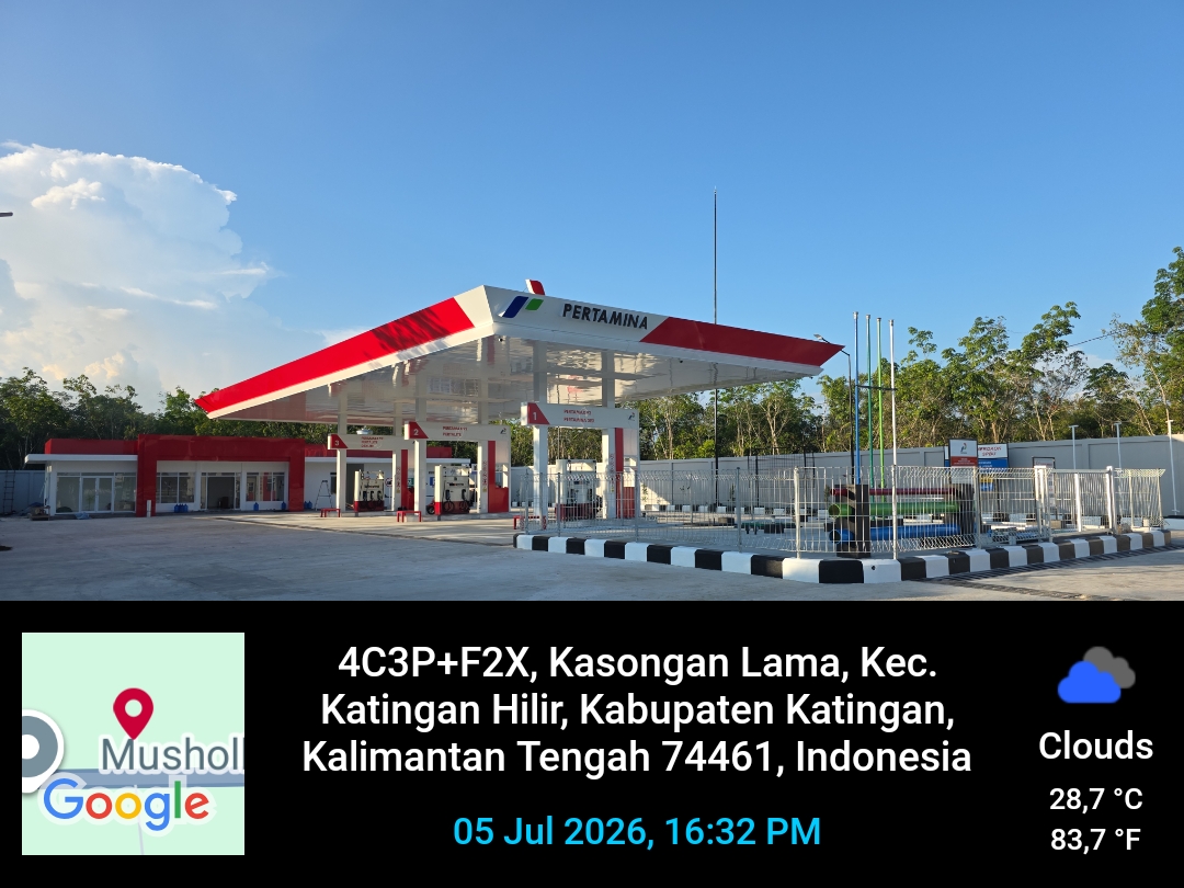 Dokumentasi proyek Pembangunan SPBU Reguler Palangkaraya