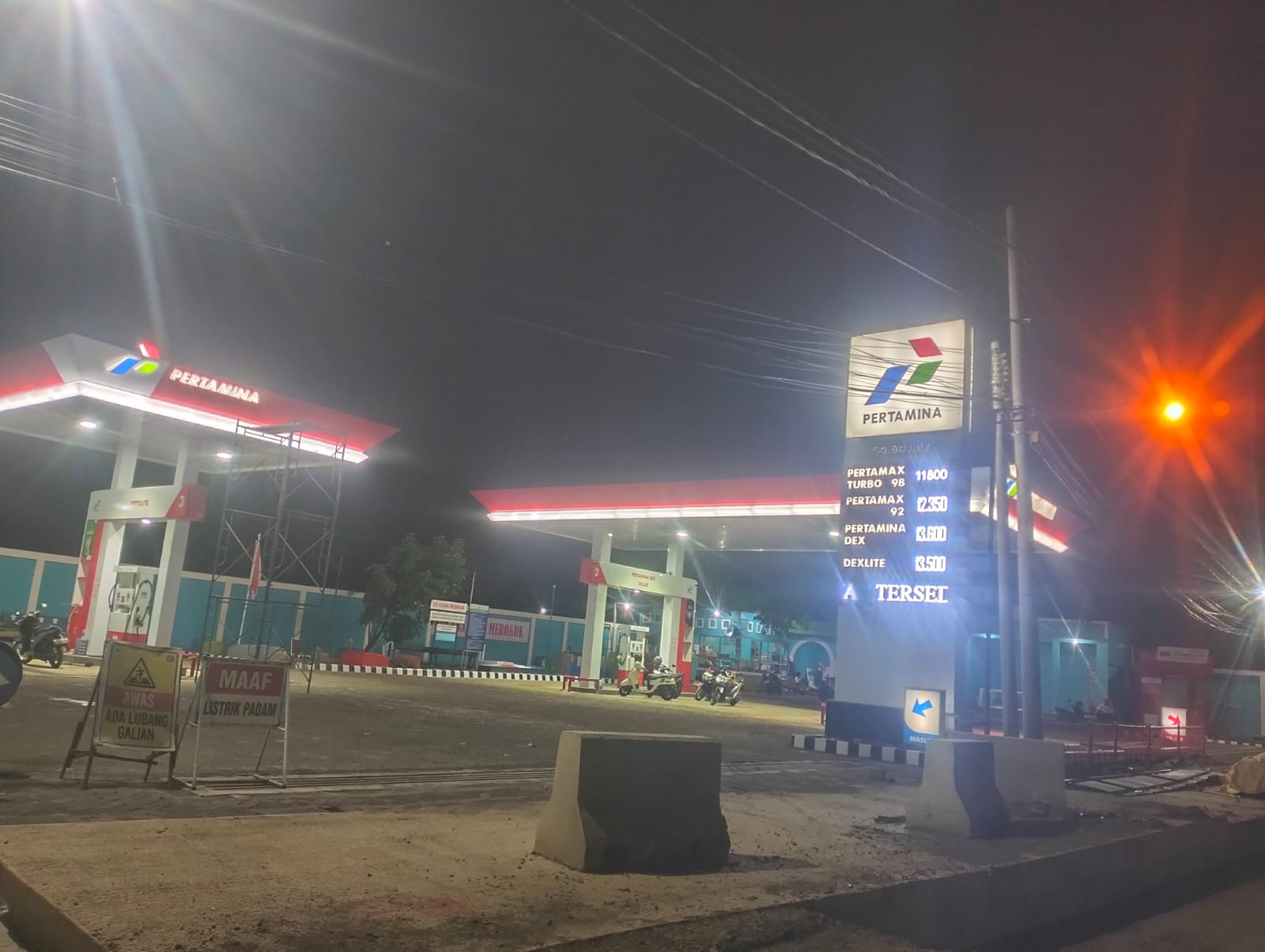 Dokumentasi proyek Renovasi SPBU 54.641.07 Semampir - Kediri
