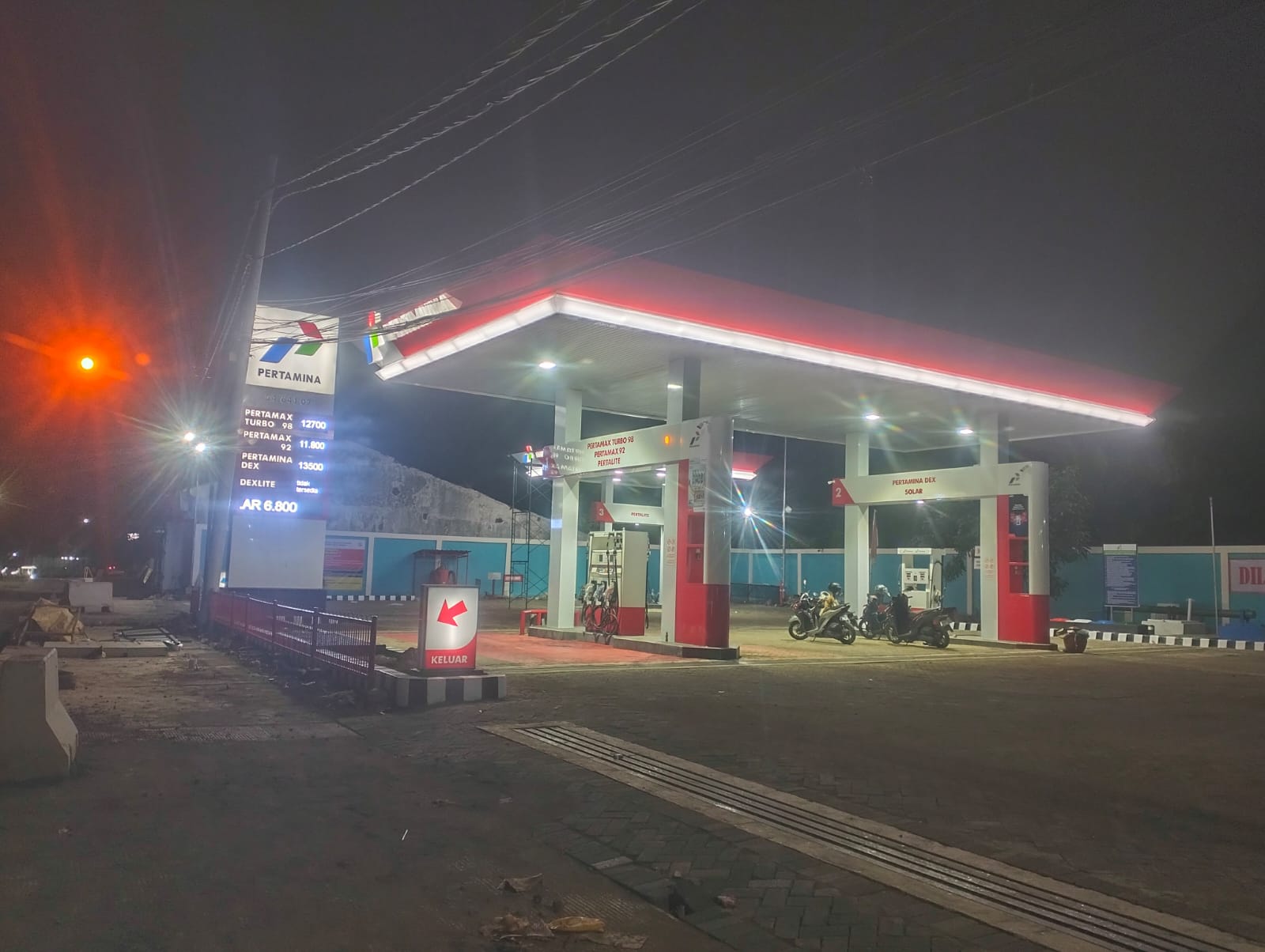 Dokumentasi proyek Renovasi SPBU 54.641.07 Semampir - Kediri