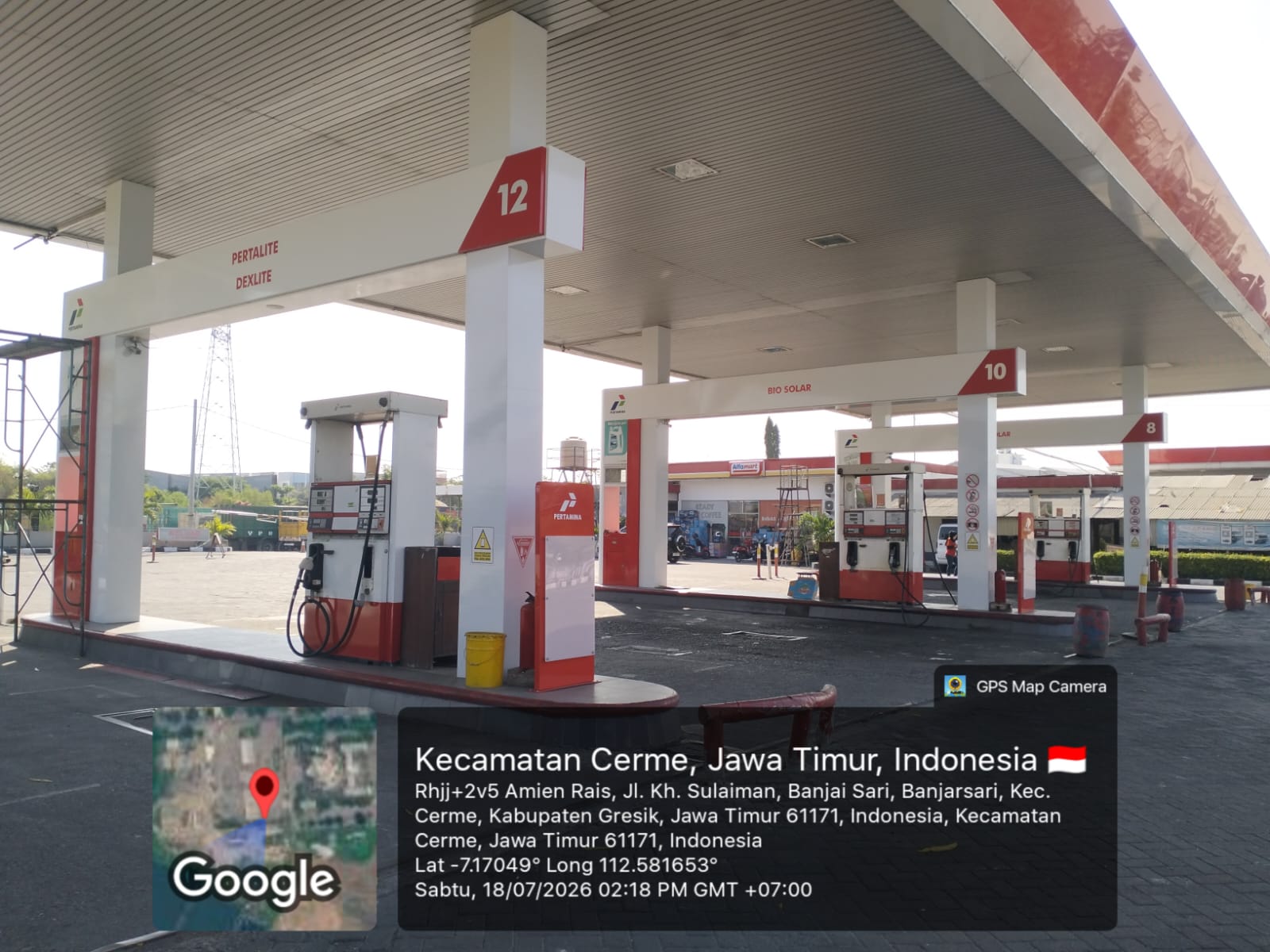 Dokumentasi proyek Renovasi Pemasangan Stiker SPBU 54.611.20