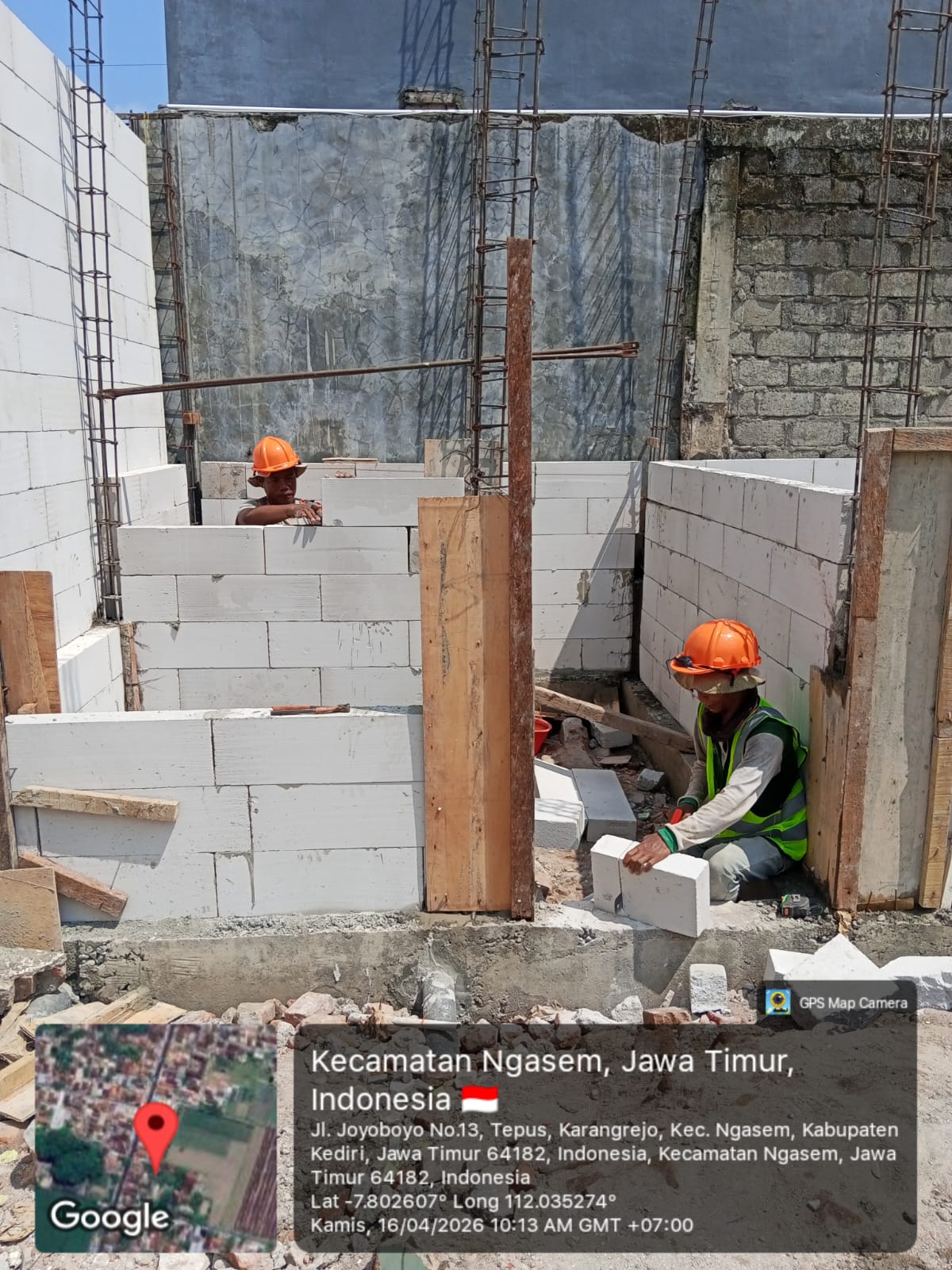 Dokumentasi proyek Renovasi SPBU 55.641.54 Joyoboyo Kediri
