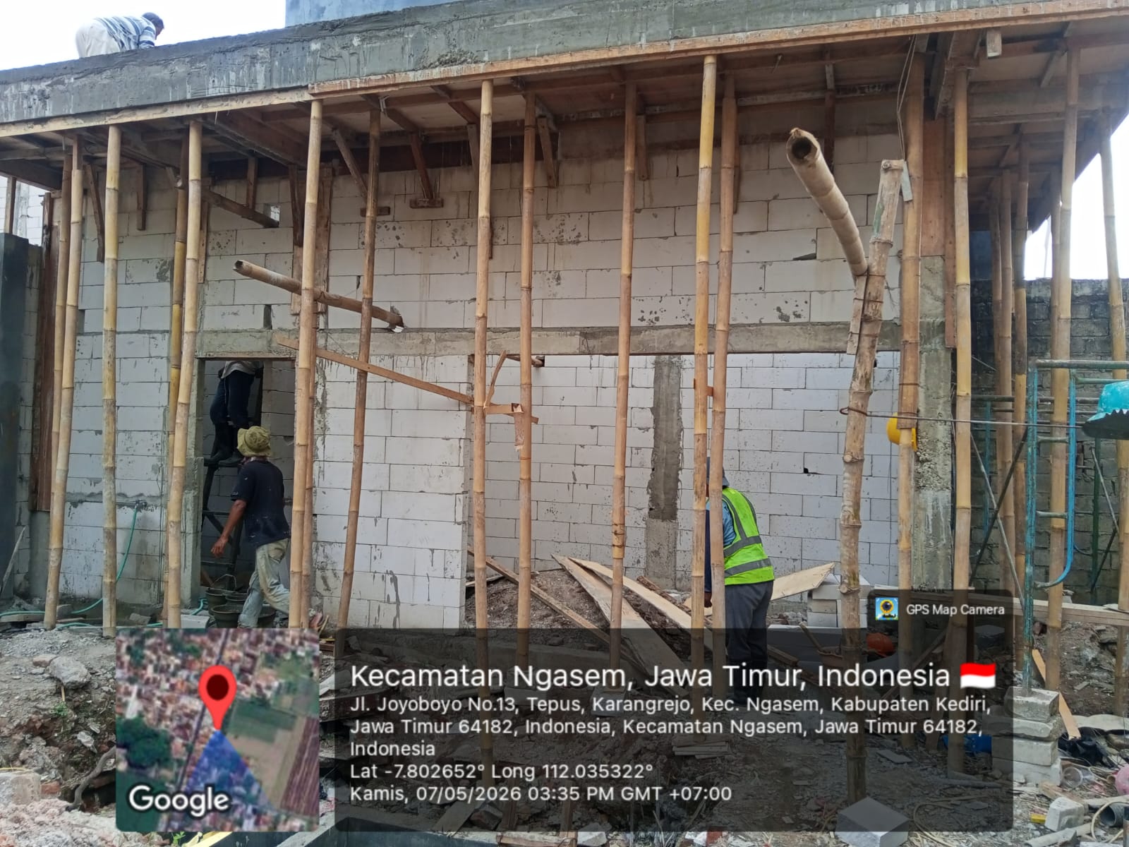 Dokumentasi proyek Renovasi SPBU 55.641.54 Joyoboyo Kediri