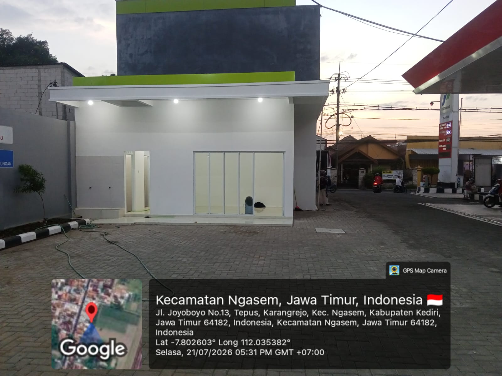 Dokumentasi proyek Renovasi SPBU 55.641.54 Joyoboyo Kediri