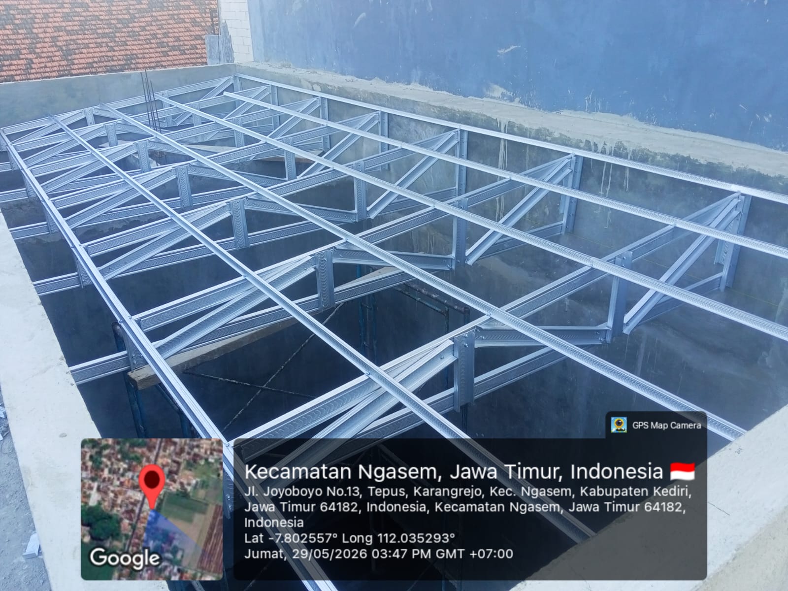 Dokumentasi proyek Renovasi SPBU 55.641.54 Joyoboyo Kediri