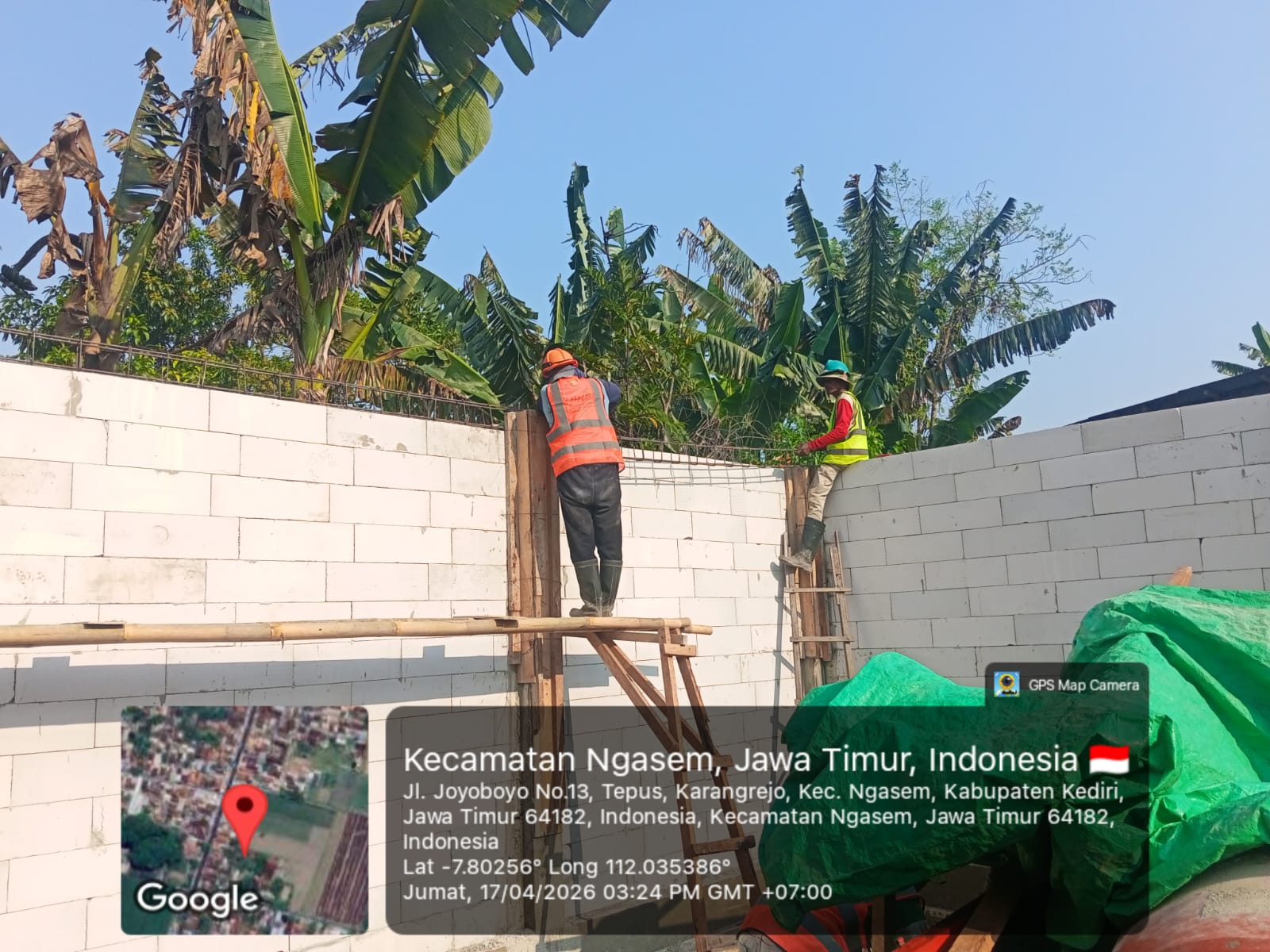 Dokumentasi proyek Renovasi SPBU 55.641.54 Joyoboyo Kediri