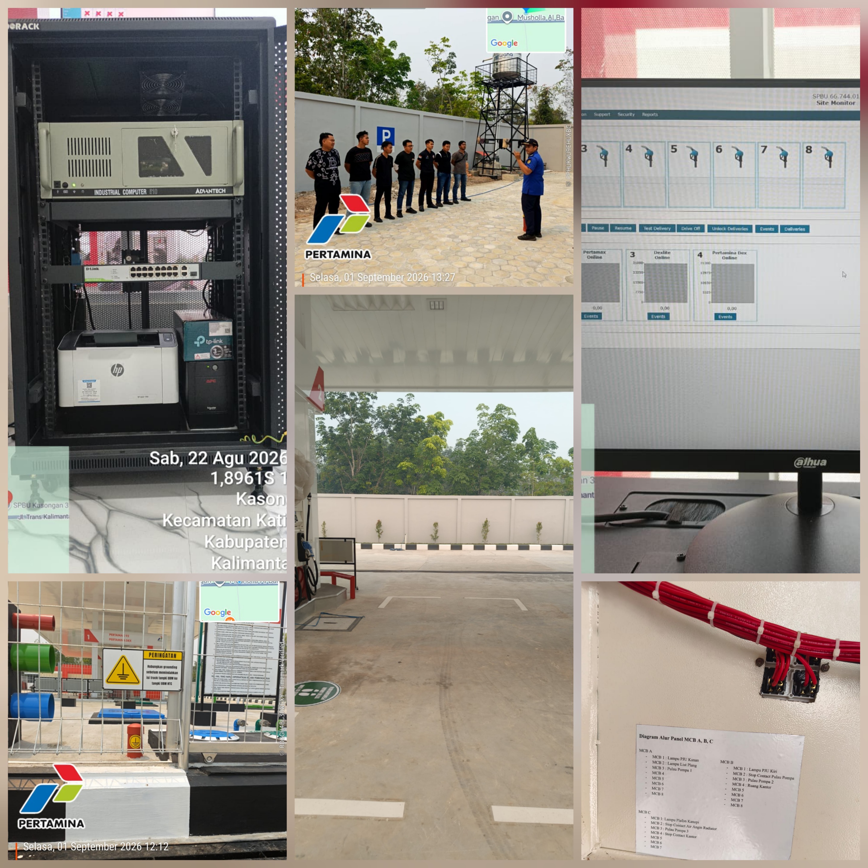 Visual layanan Maintenance SPBU